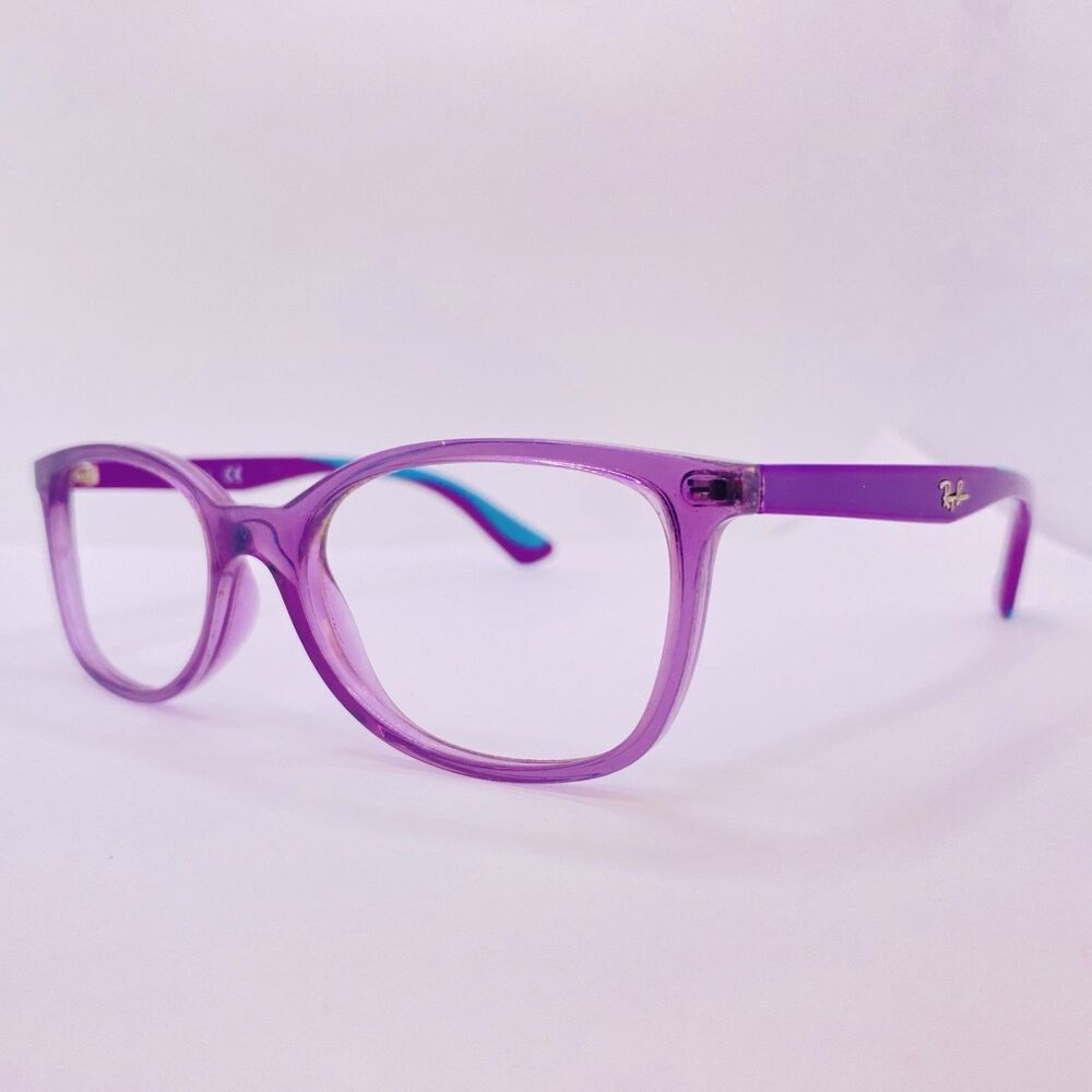 Ray-Ban Eyeglasses Frames RB 1586 3776 49-16-130 Purple Blue Youth Kids girls
